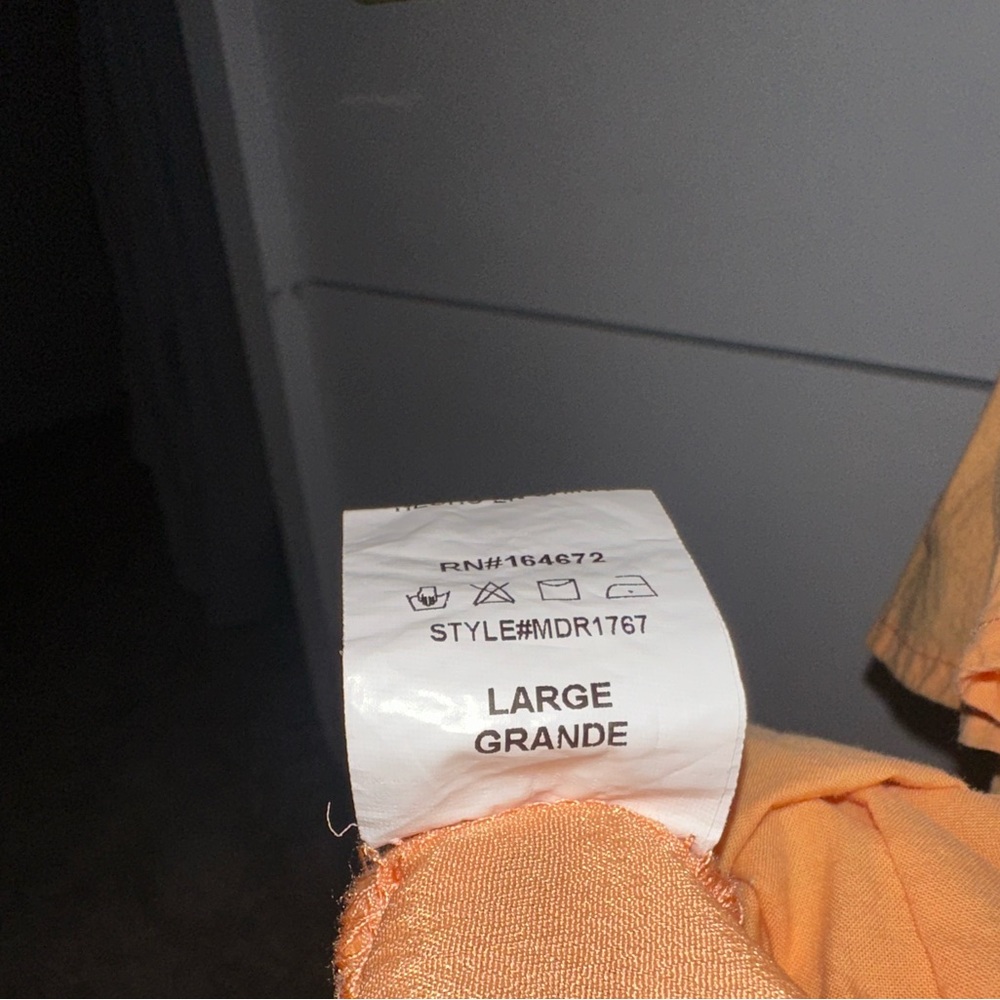 Orange Ruffle Dress - Picture 5 of 5